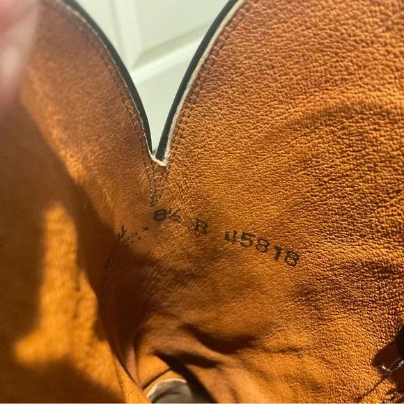 Lucchese Black Leather Women's Western Mid-Calf Boots - Picture 5 of 9